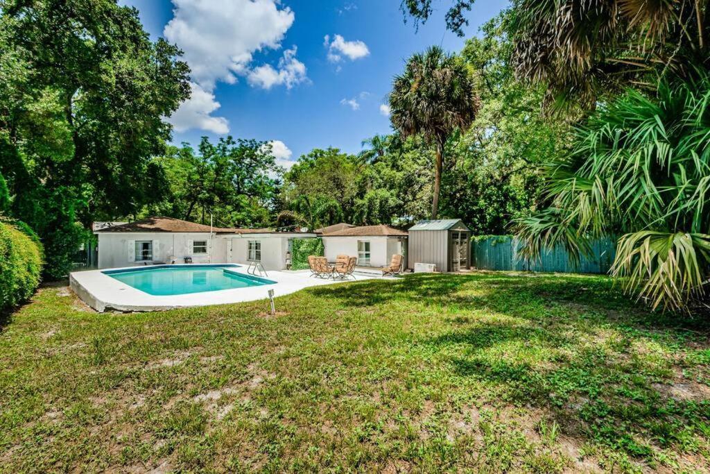 Beautiful Pool House In Old Seminole Heights! Villa Tampa Esterno foto
